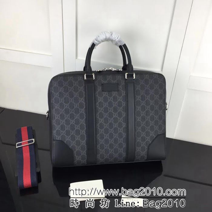GUCCI古馳原單 新款專櫃品質高仿原單貨實物實拍474135 克pvc配皮高仿gucci公事包 HY1284
